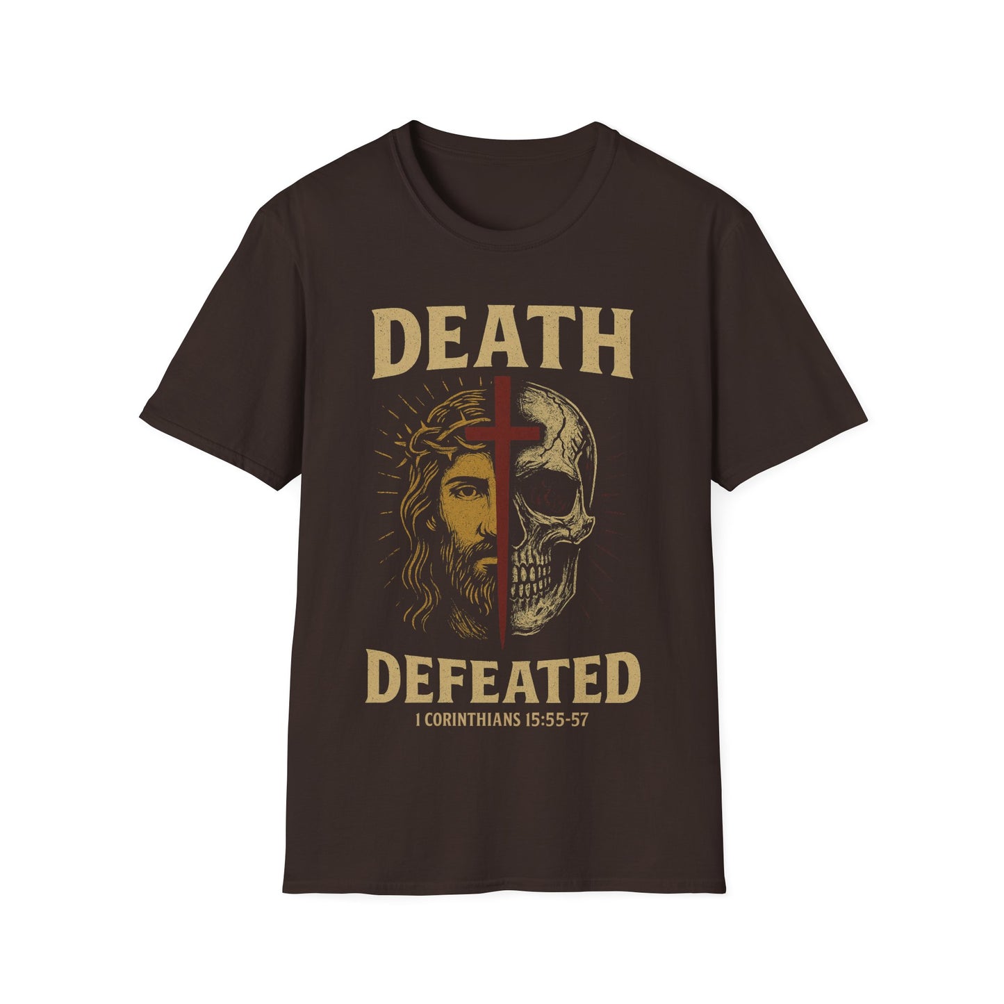 Death Defeated Front Print T-Shirt