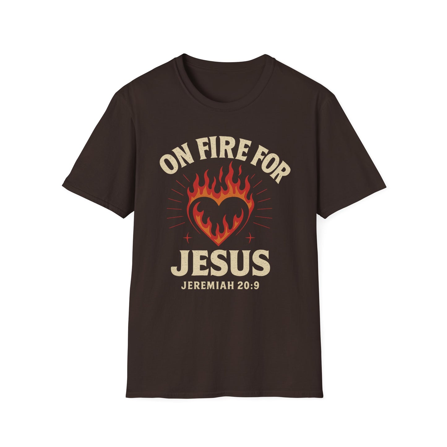 On Fire For Jesus T shirt