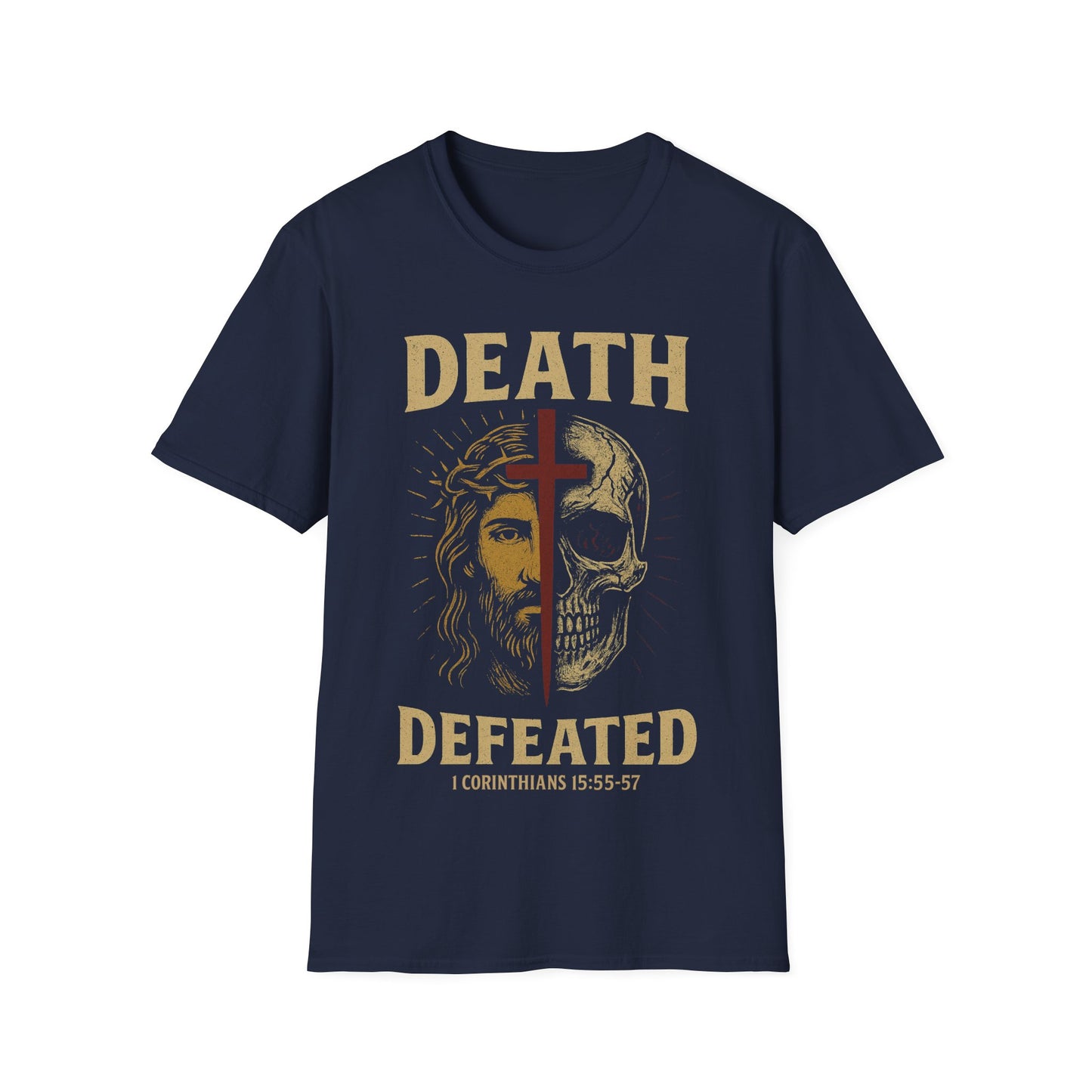 Death Defeated Front Print T-Shirt