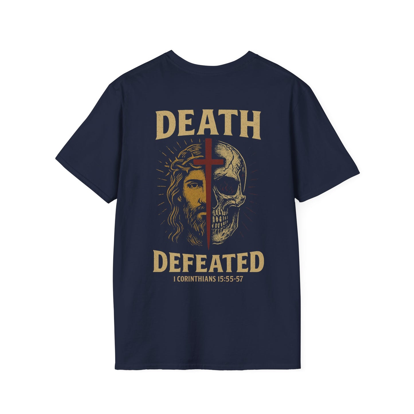 Death Defeated Back Print T-Shirt