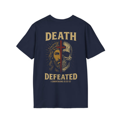 Death Defeated Back Print T-Shirt
