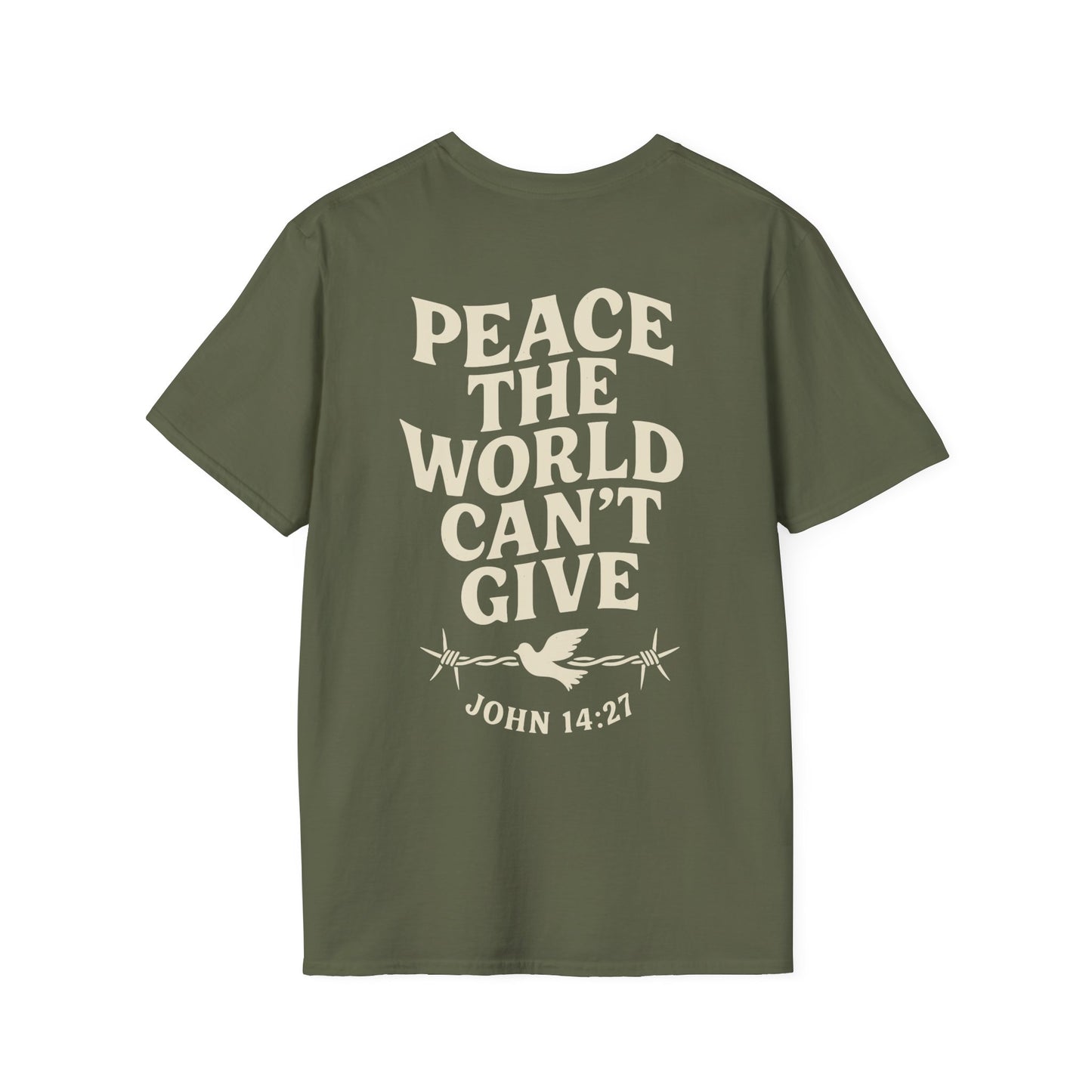 Peace The World Can’t Give - Christian Streetwear Tee