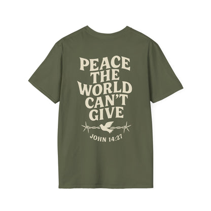 Peace The World Can’t Give - Christian Streetwear Tee
