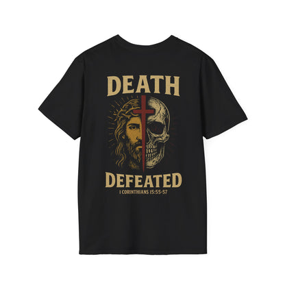 Death Defeated Back Print T-Shirt