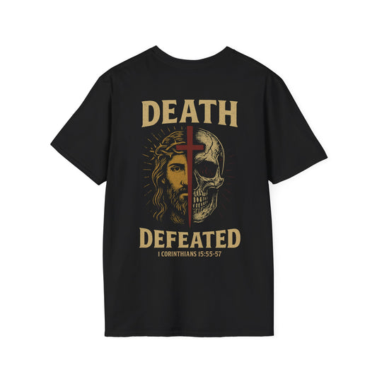 Death Defeated Back Print T-Shirt