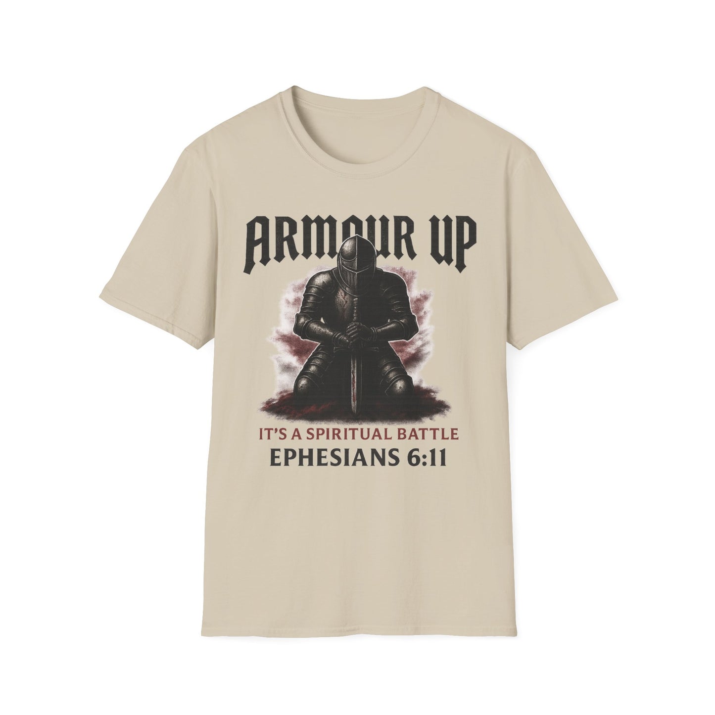 Armour Up Beige T-Shirt