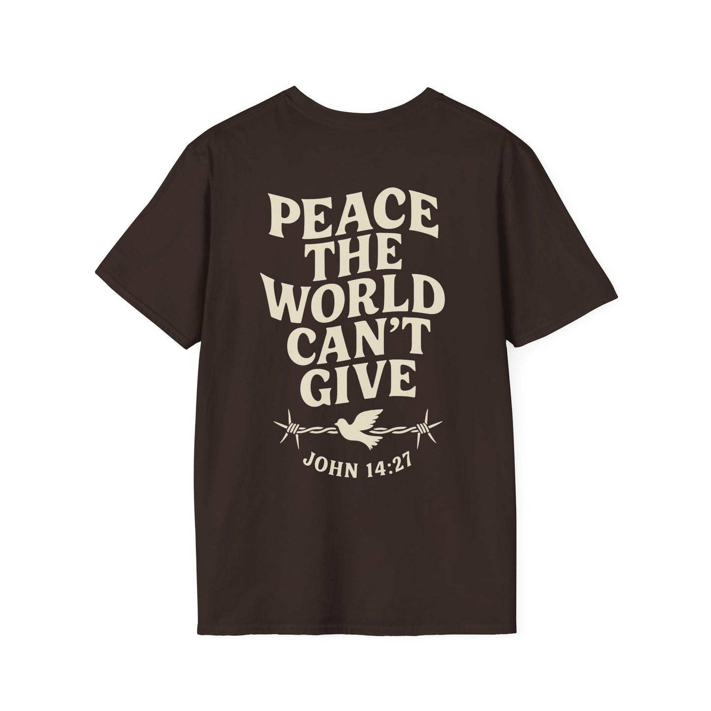 Peace The World Can’t Give - Christian Streetwear Tee