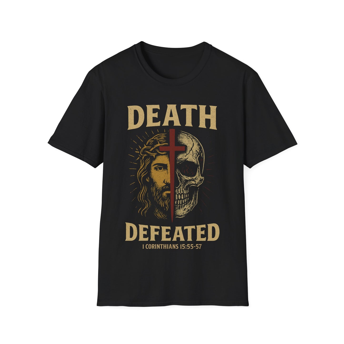 Death Defeated Front Print T-Shirt