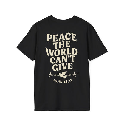 Peace The World Can’t Give - Christian Streetwear Tee