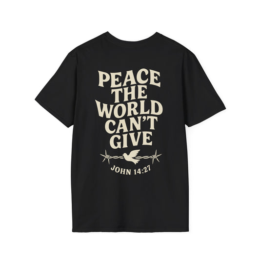 Peace The World Can’t Give - Christian Streetwear Tee