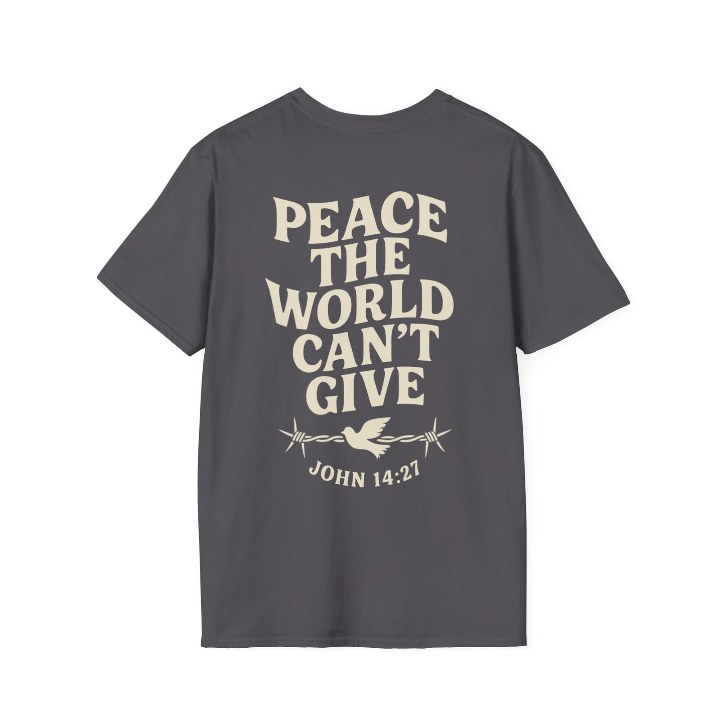 Peace The World Can’t Give - Christian Streetwear Tee