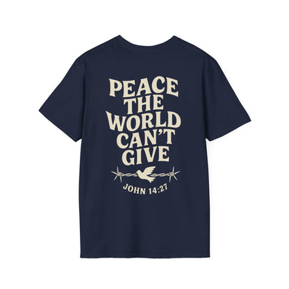 Peace The World Can’t Give - Christian Streetwear Tee